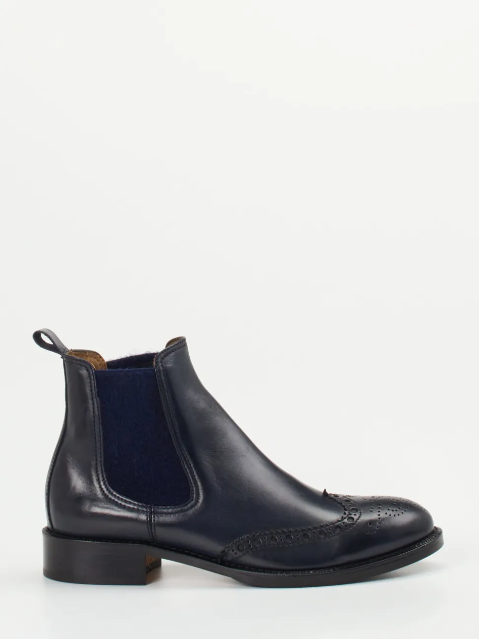 Konstantin Starke – Chelsea Boots aus Kalbleder blau