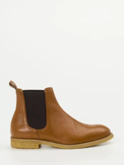 Konstantin Starke – Chelsea Boots aus Glattleder Cognac