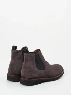 Konstantin Starke – Chelsea Boots aus Veloursleder grau