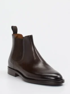Konstantin Starke – Chelsea Boots aus Kalbleder braun