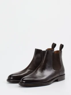 Konstantin Starke – Chelsea Boots aus Kalbleder braun