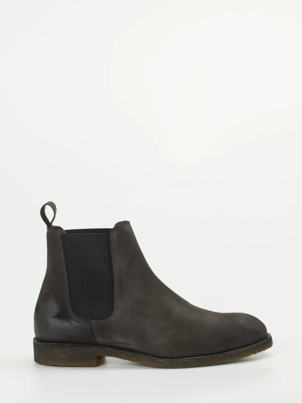 Konstantin Starke – Chelsea Boots aus Veloursleder Grau