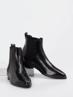 Konstantin Starke – Chelsea Boots aus Lammleder schwarz