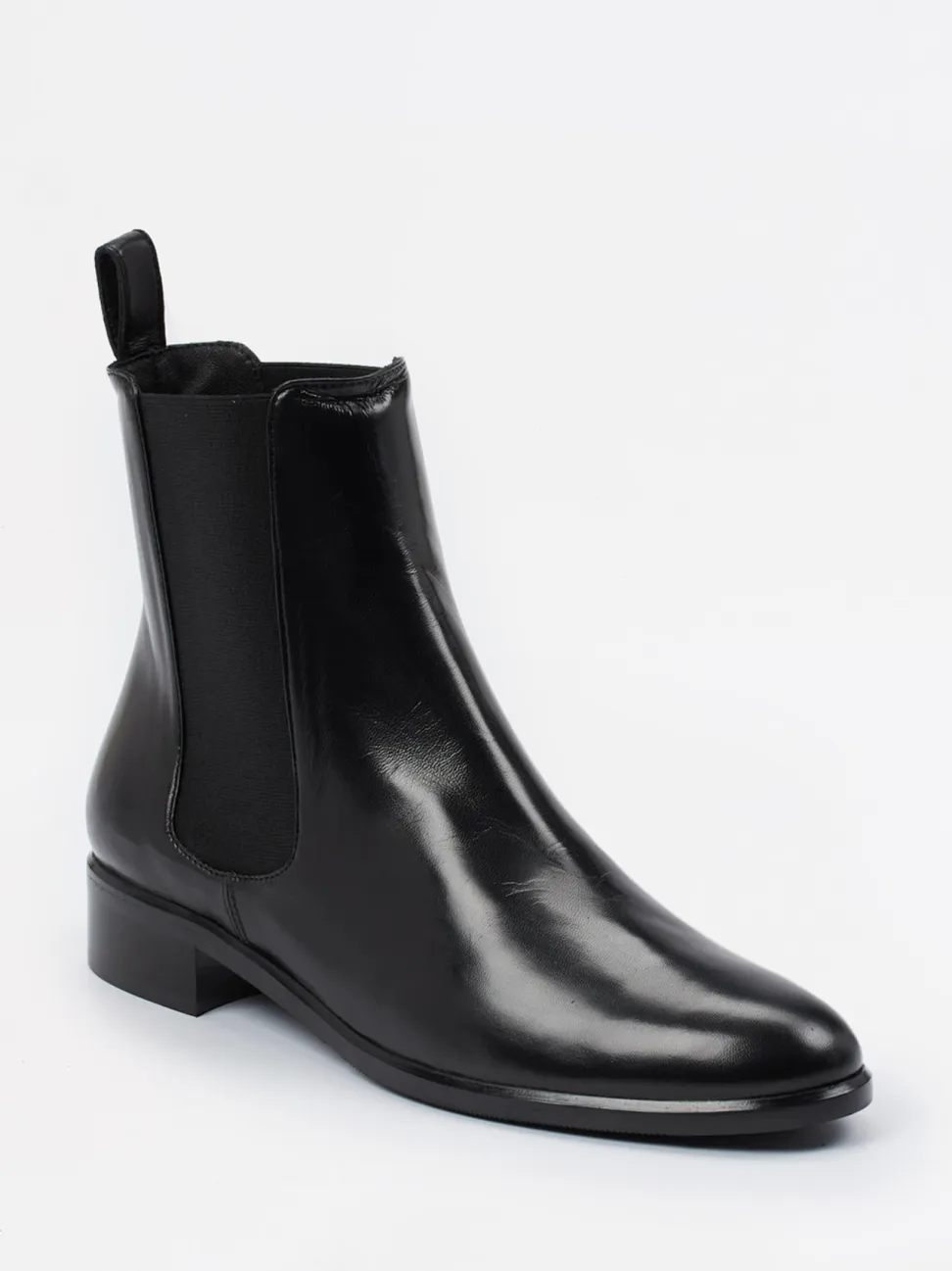 Konstantin Starke – Chelsea Boots aus Lammleder schwarz