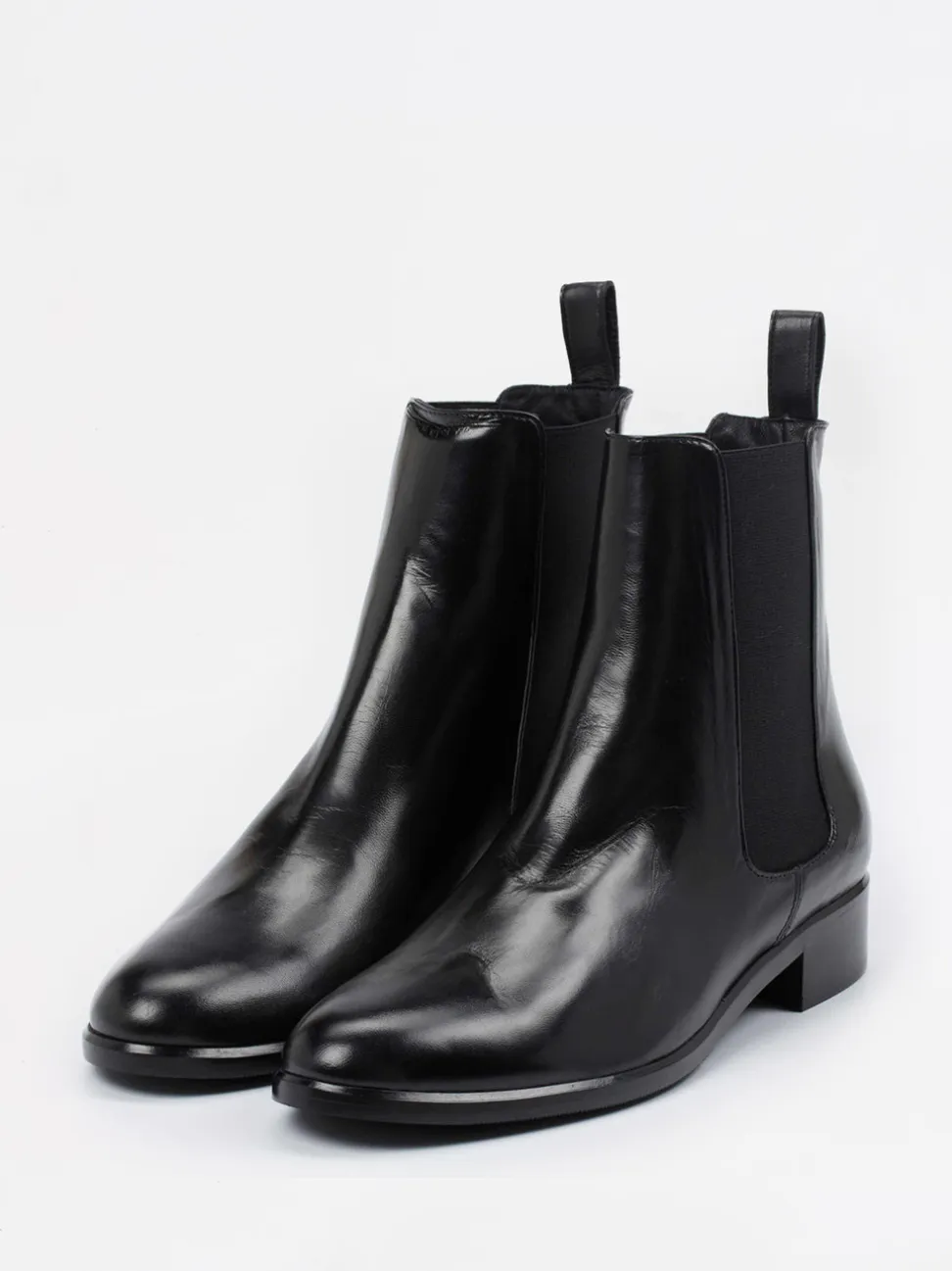 Konstantin Starke – Chelsea Boots aus Lammleder schwarz