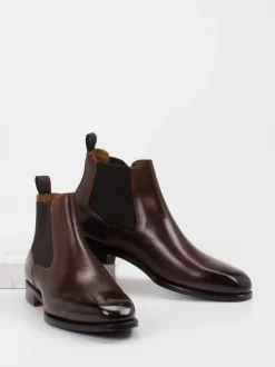 Konstantin Starke – Chelsea Boots aus Kalbleder Dunkelbraun