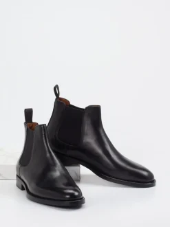 Konstantin Starke – Chelsea Boots aus Kalbleder Schwarz