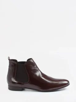 Konstantin Starke – Chelsea Boots aus Lammleder Dunkelbraun