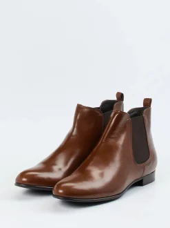 Konstantin Starke – Chelsea Boots aus Lammleder Braun