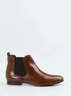 Konstantin Starke – Chelsea Boots aus Lammleder Braun