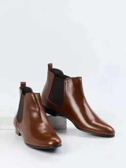 Konstantin Starke – Chelsea Boots aus Lammleder Braun