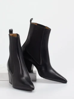 Konstantin Starke – Chelsea-Stiefelette aus Lammleder schwarz
