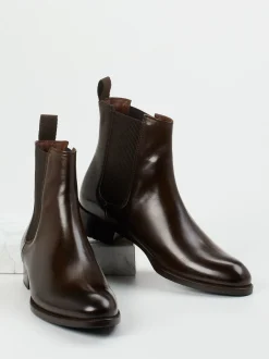 Konstantin Starke – Chelsea Boots aus Kalbleder Dunkelbraun
