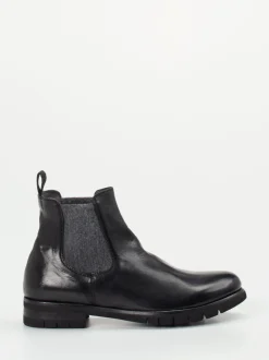 Konstantin Starke – Chelsea Boots aus Känguruleder schwarz