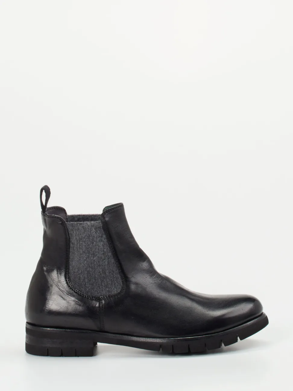Konstantin Starke – Chelsea Boots aus Känguruleder schwarz