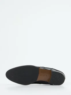 Konstantin Starke – Chelsea Boots aus Lackleder schwarz