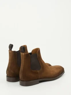 Konstantin Starke – Chelsea Boots aus Veloursleder braun