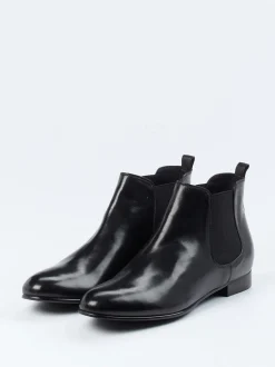 Konstantin Starke – Chelsea Boots aus Lammleder schwarz