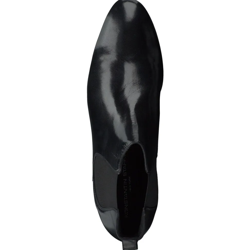 Konstantin Starke – Chelsea Boots aus Lammleder schwarz