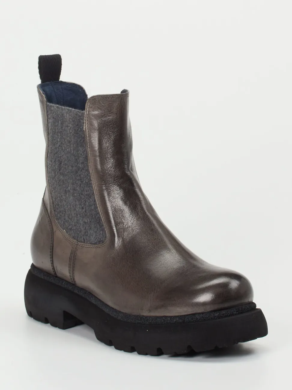Konstantin Starke – Chelsea Boots aus Känguruleder Grau