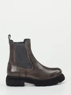 Konstantin Starke – Chelsea Boots aus Känguruleder Grau