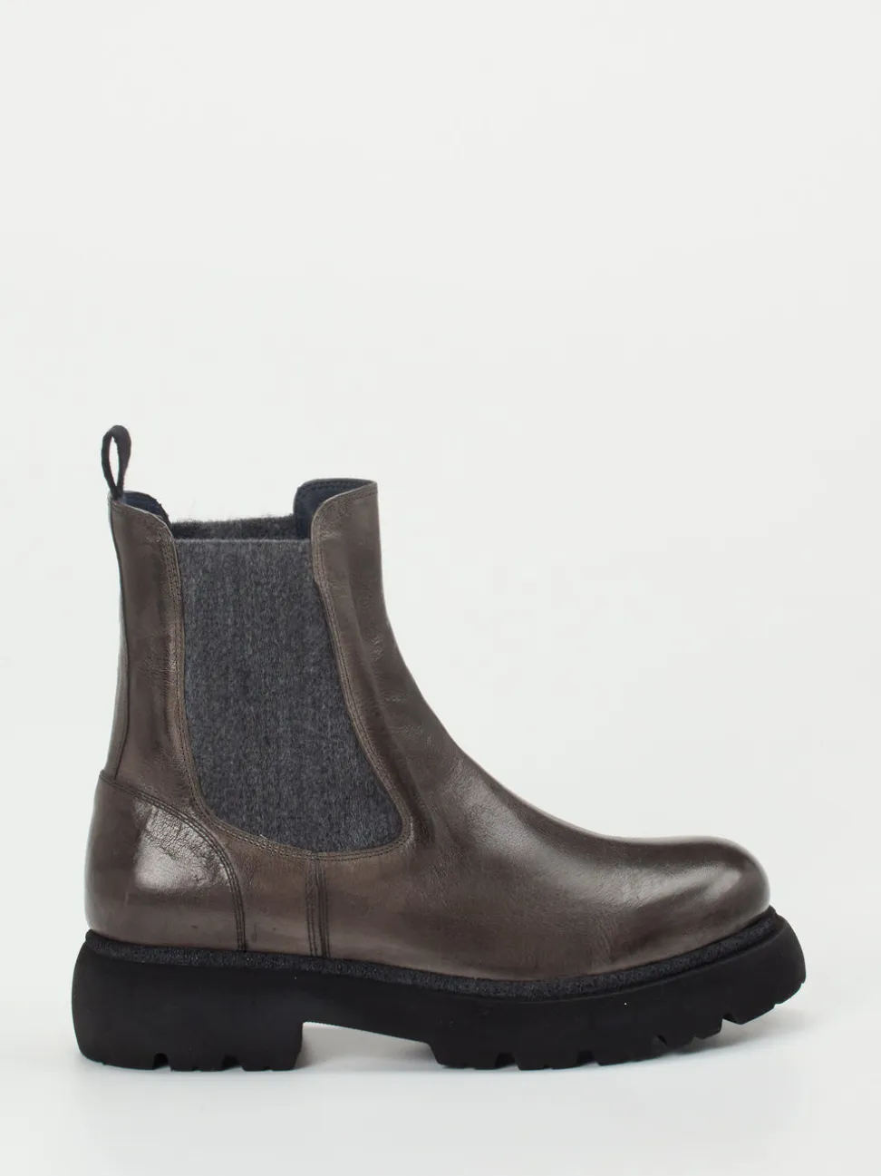Konstantin Starke – Chelsea Boots aus Känguruleder Grau