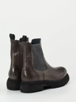 Konstantin Starke – Chelsea Boots aus Känguruleder Grau