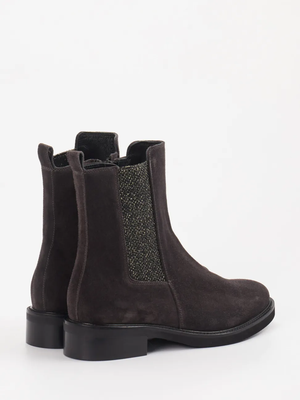 Konstantin Starke – Chelsea Boots aus Veloursleder Dunkelbraun
