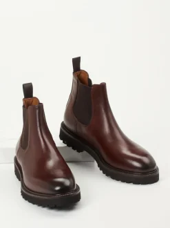Konstantin Starke – Chelsea Boots aus Kalbleder Dunkelbraun