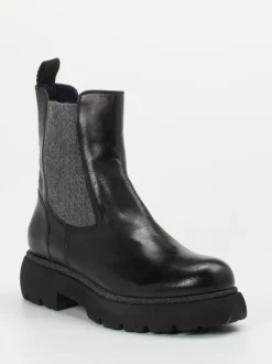 Konstantin Starke – Chelsea Boots aus Känguruleder schwarz