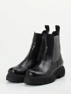 Konstantin Starke – Chelsea Boots aus Känguruleder schwarz
