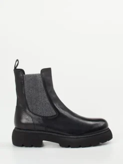 Konstantin Starke – Chelsea Boots aus Känguruleder schwarz