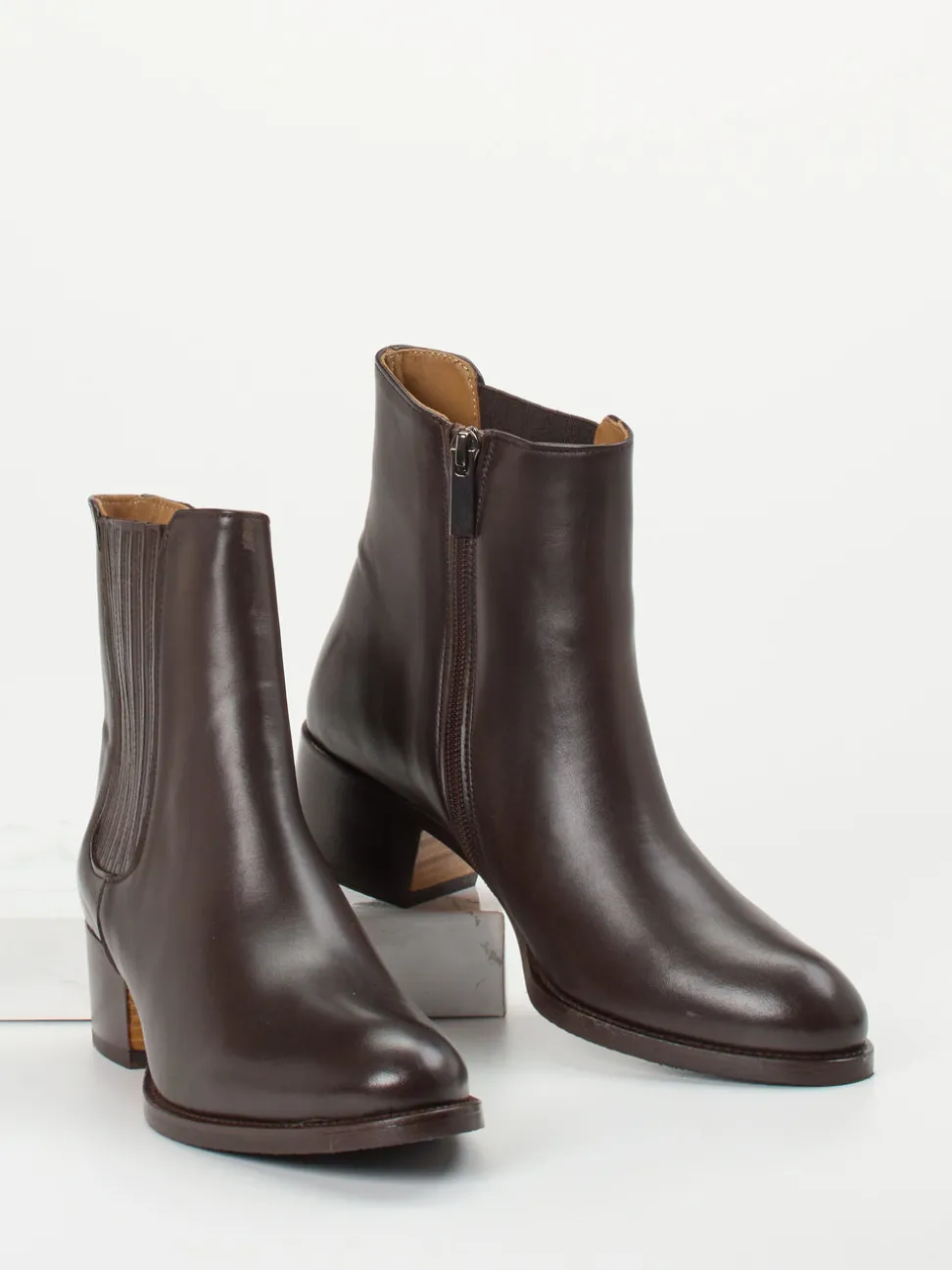 Konstantin Starke – Chelsea Boots aus Kalbleder Dunkelbraun