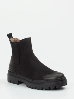 Konstantin Starke – Chelsea Boots aus Nubukleder Schwarz