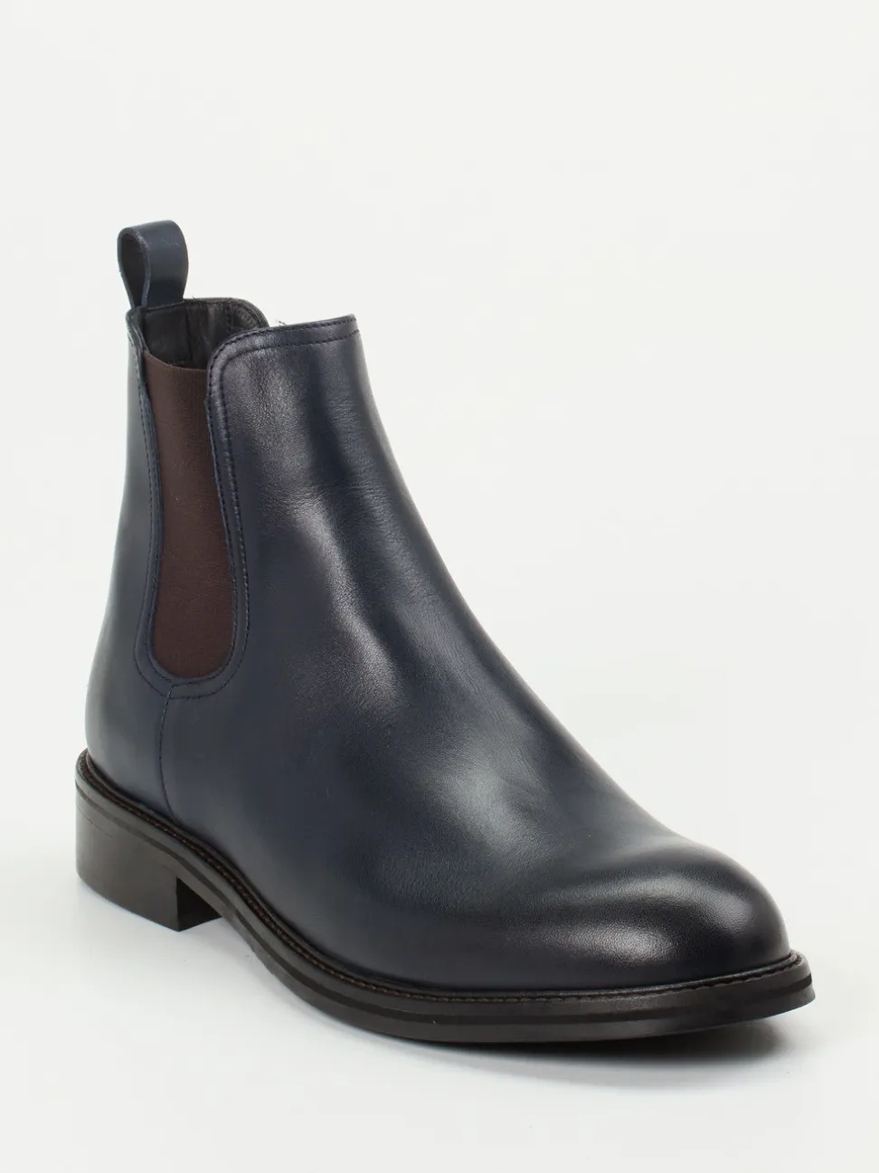 Konstantin Starke – Chelsea Boots aus Kalbleder Blau