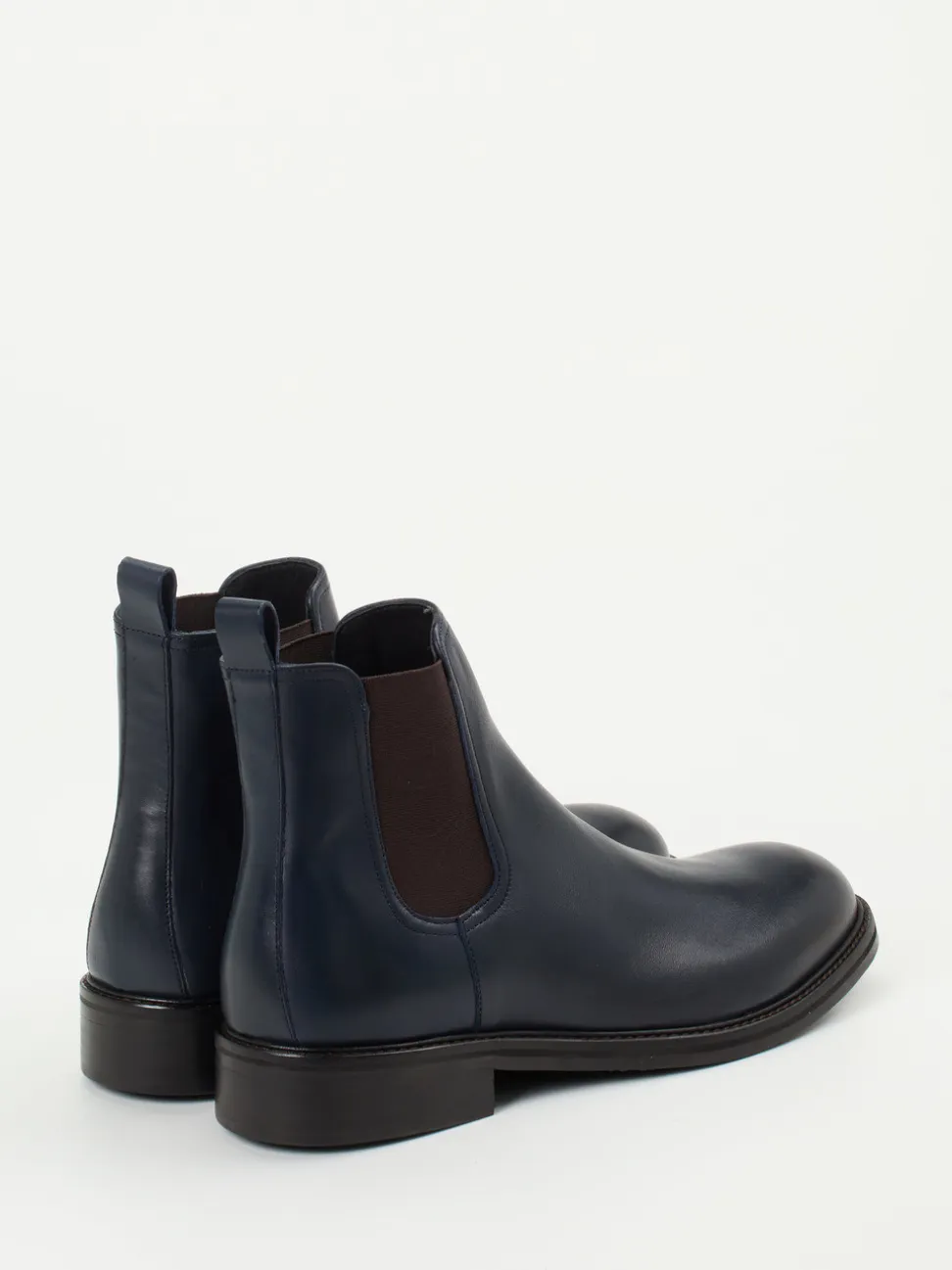 Konstantin Starke – Chelsea Boots aus Kalbleder Blau