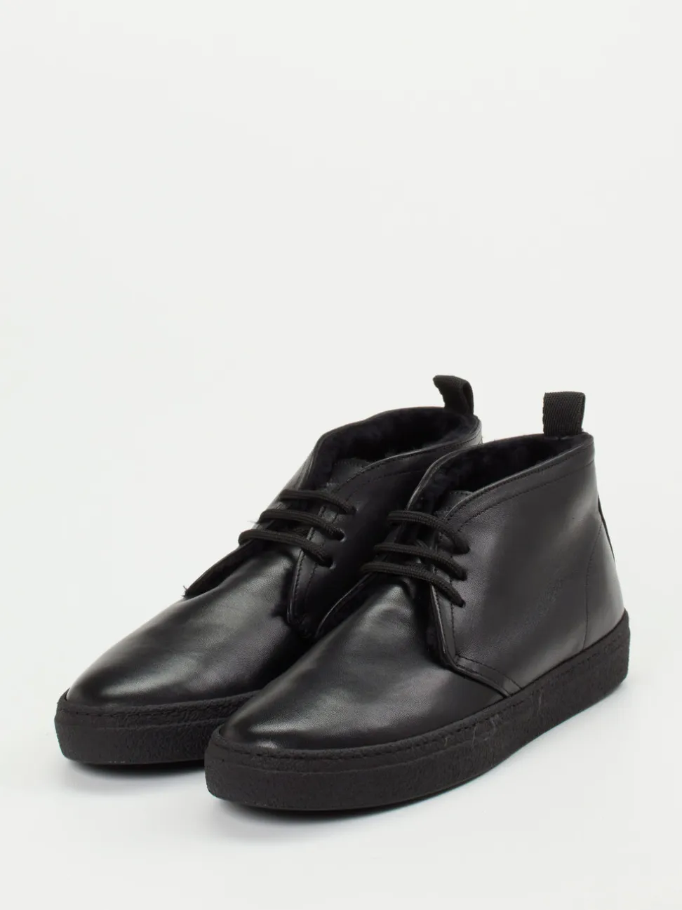 Konstantin Starke – Chukka Boots aus Ziegenleder schwarz