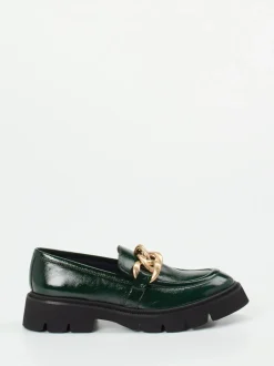 Konstantin Starke – Chunky-Loafer aus Lackleder grün