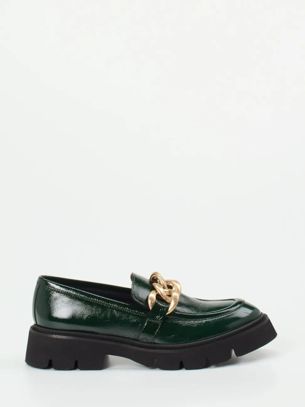 Konstantin Starke – Chunky-Loafer aus Lackleder grün