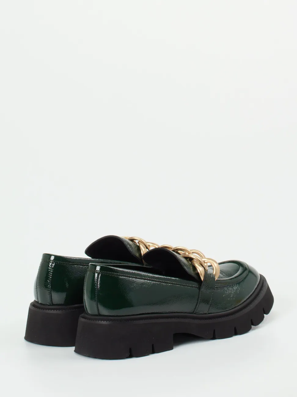 Konstantin Starke – Chunky-Loafer aus Lackleder grün