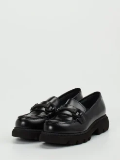 Konstantin Starke – Chunky-Loafer aus Hochglanzleder schwarz