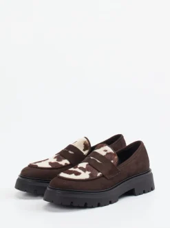 Konstantin Starke – Chunky Loafer aus Veloursleder braun
