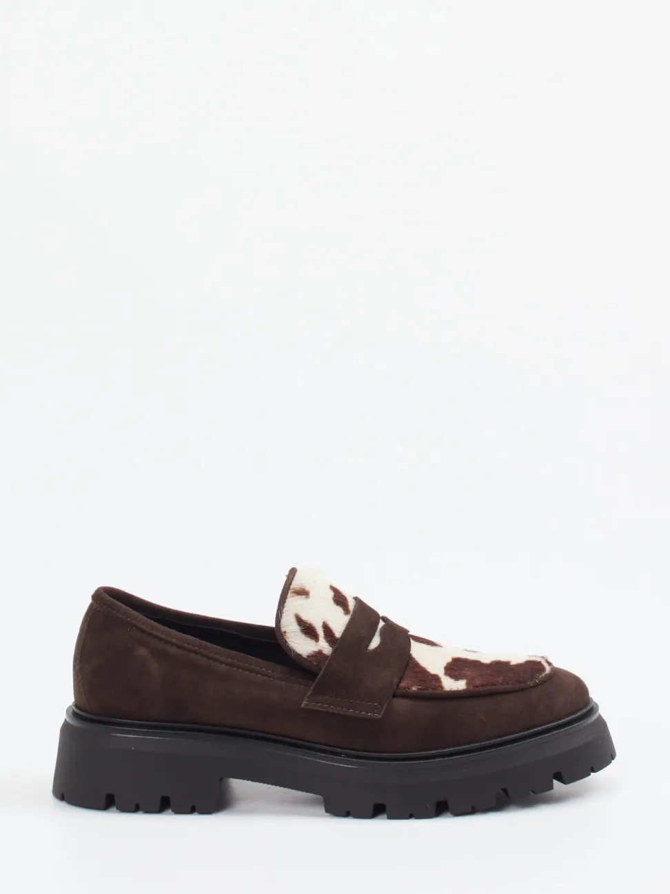 Konstantin Starke – Chunky Loafer aus Veloursleder braun