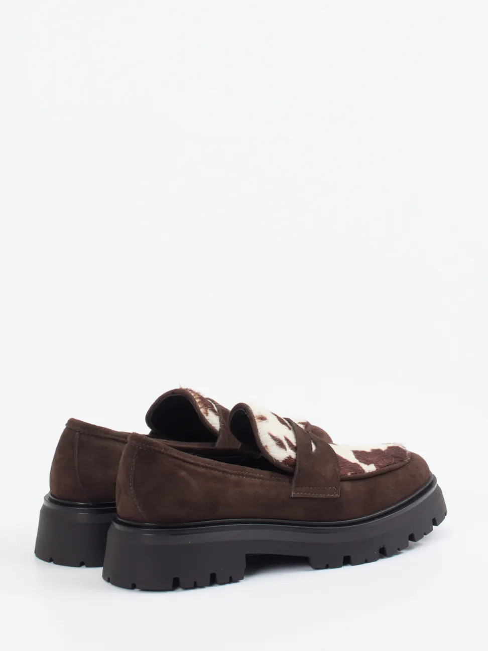 Konstantin Starke – Chunky Loafer aus Veloursleder braun
