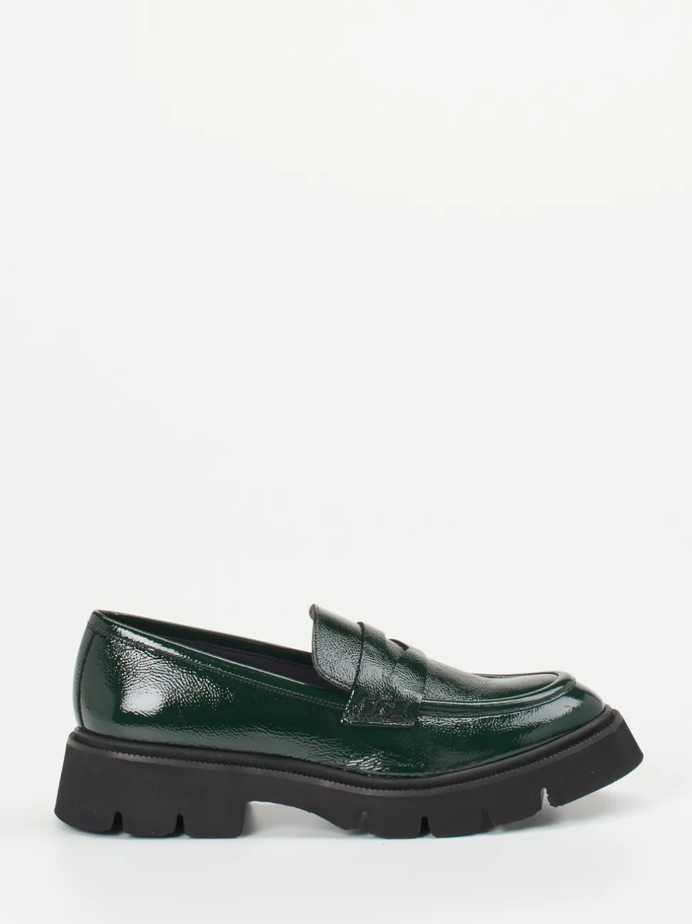 Konstantin Starke – Chunky Loafer aus Lackleder grün