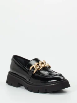 Konstantin Starke – Chunky Loafer aus Lackleder Schwarz