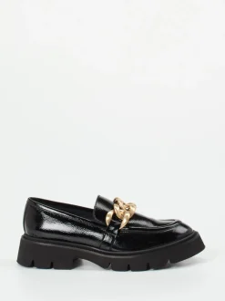 Konstantin Starke – Chunky Loafer aus Lackleder Schwarz