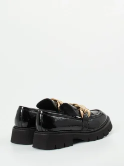 Konstantin Starke – Chunky Loafer aus Lackleder Schwarz