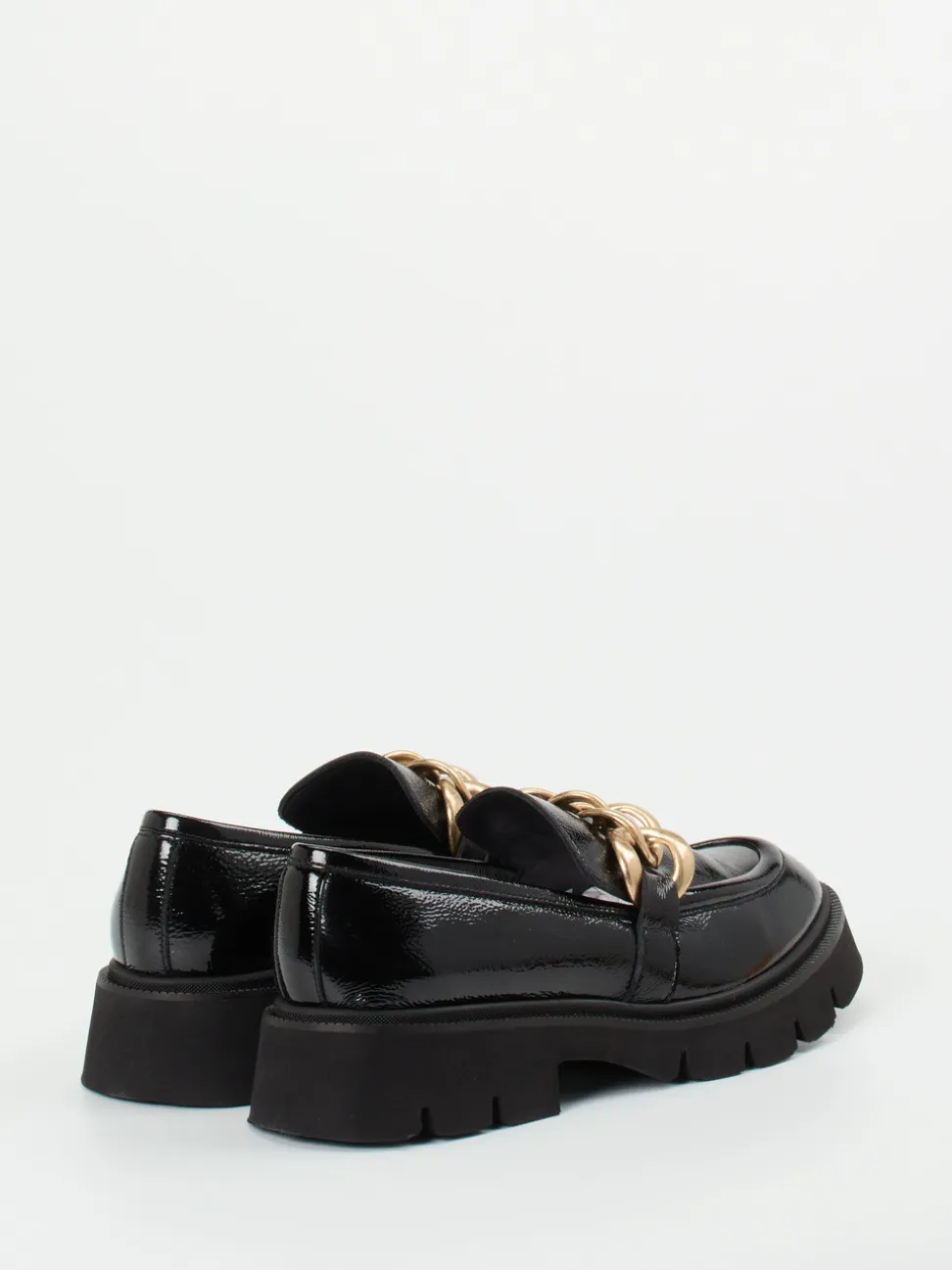 Konstantin Starke – Chunky Loafer aus Lackleder Schwarz