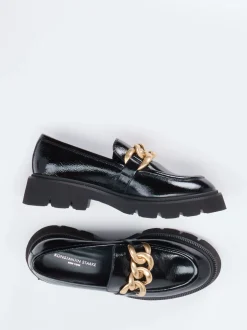 Konstantin Starke – Chunky Loafer aus Lackleder Schwarz